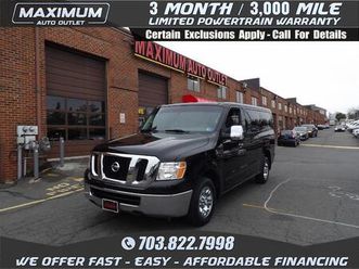 used 2017 nissan nv passenger nv3500 hd sv v6