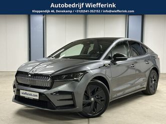 skoda enyaq coupé iv - 80 rs 300pk | leder-pakket | sport plus-pack | panorama | matrix led