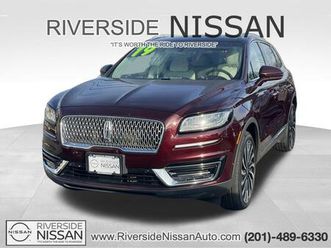 used 2019 lincoln nautilus black label