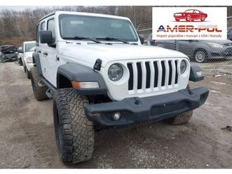 jeep wrangler 2020r., unlimited sport s, od ubezpieczalni 3.6 benzyna 285km