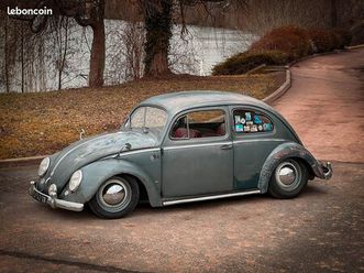 volkswagen coccinelle ovale 1955 – strato silver – patina d’origine