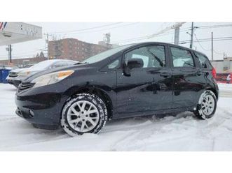 2014 nissan versa note 1.6l sl, +cam +sièges chauffants