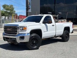 2016 gmc sierra 2500hd 4wd 6.6l duramax diesel-artic v plow-back