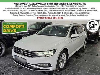 volkswagen passat variant tetto led c.17 acc camera360 pdc navi paddles s&s