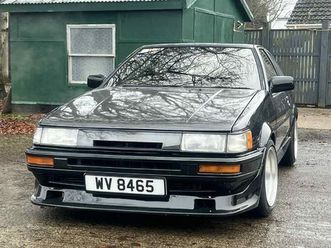 toyota corolla gt coupe 1985 levin twin cam