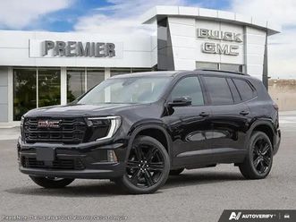 2026 gmc acadia elevation
