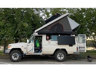 toyota landcruiser hzj grj 78 buschtaxi reisemobil offroad camper