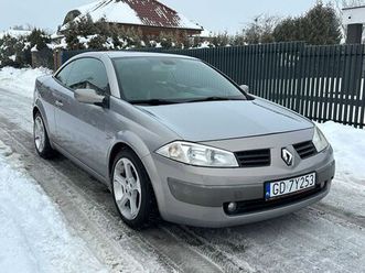 renault megane ii 1.9 cabrio, panorama, klimatronic, skóry, alufelgi!! straszyn • olx.pl