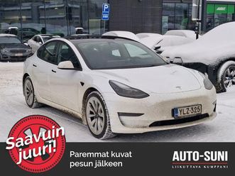 tesla model 3 long range - #korko 2,99% + kulut - #2xrenkaat ja vanteet #acceleration boost #ilp