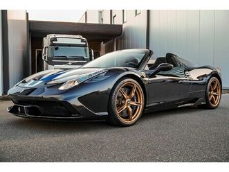 ferrari 458 - speciale aperta - nero daytona - 1 of 499