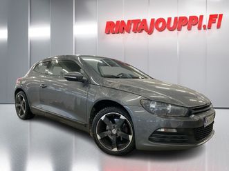 volkswagen scirocco 1,4 tsi 90 kw (122 hv) bluemotion technology - 14 päivän palautusoikeus - suomiauto, navi, peruutuskamera, vakionopeudensäädin, lohkolämmiti