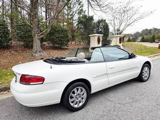 2005 chrysler sebring limited convertible 2.7l v6 low miles 128k