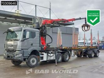 man tgs 33.510 6x6 palfinger s290z96 crane kran big-axle aut — vrachtwagens — marktplaats