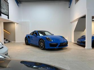 991.2 turbo s, pts voodoo blue, burmester, glass sunroof, pccb's, ventilated seats, extended leather 2016