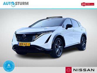 nissan ariya evolve 91 kwh soh 99% nappa leder, meest luxe uitvoering!