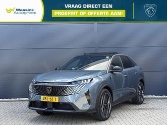 peugeot 3008 1.6 plug-in hybrid 195pk e-dcs7 gt | alcantara | focal | schuifdak | trekhaak | pixel led | 20inch