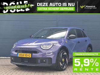 abarth 600 54 kwh 280pk scorpionissima | sabelt sportstoelen | torsen sperdifferentieel | 20 lichtmetalen velgen | apple carplay/ android auto |