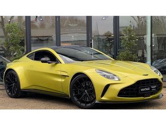 2026 aston martin vantage jaune automatique, 7+ vitesses...