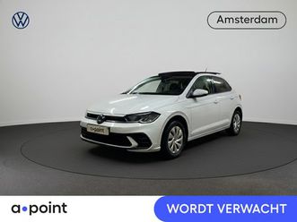 volkswagen polo 1.0 tsi life 95 pk | navigatie via app | panoramadak | parkeersensoren | adaptieve cruise control | led koplampen | stoelverwarming |