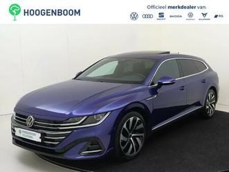 volkswagen arteon shooting brake 1.4 tsi ehybrid r-line business | soh 92% | panoramadak | trekhaak | standkachel | adaptieve demping systeem | 360 camera | 3-z