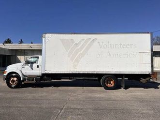 2011 ford f750 6.7l cummins 24ft box truck