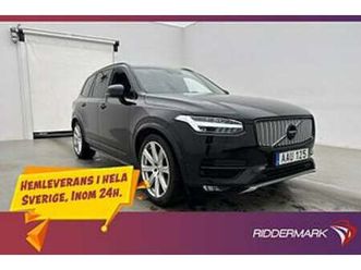 volvo xc90 d5 awd inscription 7-sits värmare b&w 360° pano