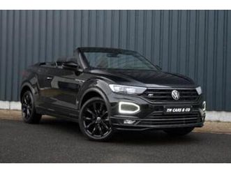 ② vw t-roc r-line cabrio 1.5tsi dsg, led, acc, leder, dab, new — volkswagen — 2ememain