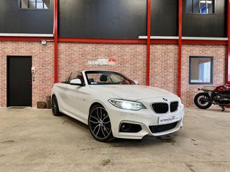 bmw 220i cabriolet m sport - blanc minéral - 2016
