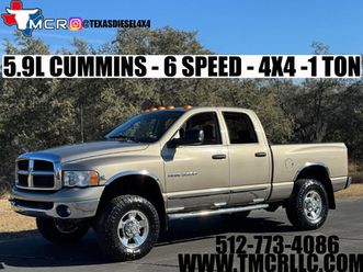 2005 dodge ram 3500 4x4 - 6 speed manual - 5.9l cummins turbo diesel