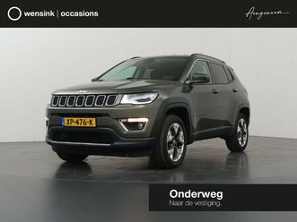 jeep compass 1.4 multiair limited 4x4 | trekhaak | navigatie | parkeercamera | beats audio | stoel/stuurverwarming | keyless entry/go | elek. stoelen met geheug