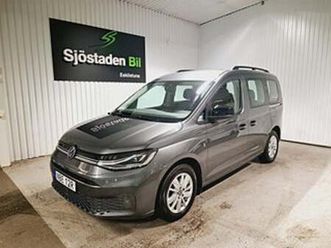 volkswagen caddy life 2.0 tdi bmt dragkrok farthållare pdc 5sits