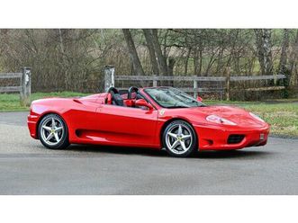 2002 ferrari 360 spider vente aux enchères