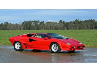 1986 lamborghini countach 5000 qv vente aux enchères