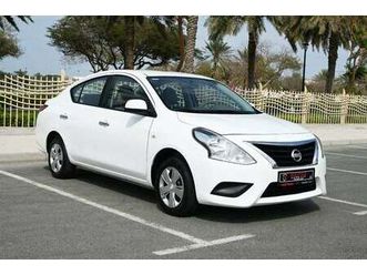 nissan sunny sv 1.6l - 450 aed - apple carplay - low mileage - nissan sunny 2021 - gcc specs - well maintained