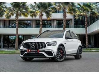 mercedes-benz glc 63 amg 4,113 p.m | 0% downpayment | mercedes-benz glc 63 s amg!