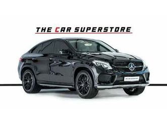 mercedes-benz gle 43 amg coupe 3.0l 2 tone exclusive interior leather-22 inch black amg rims
