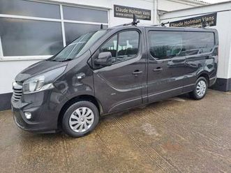 2015 vauxhall vivaro 2900 1.6cdti biturbo 120ps eflex sportive h1 d/cab panel van diesel manual