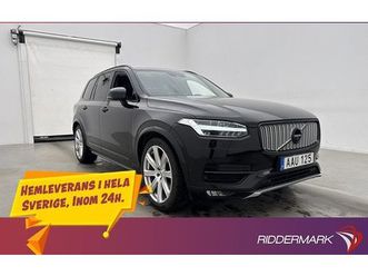 volvo xc90 d5 awd inscription 7-sits värmare b&w 360° pano