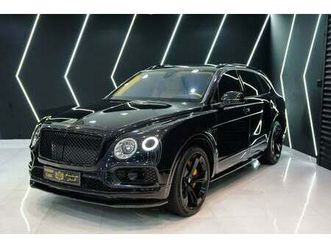 bentley bentayga w12 mulliner, carbon body kit, individual rear seats w/ entertainment, gcc spec!!