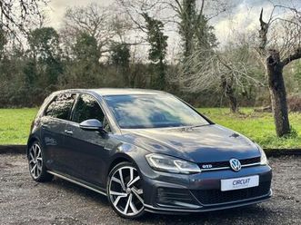 2018 volkswagen golf 2.0 tdi gtd 184bhp dsg blue 5 door mk7.5 fsh facelift ulez