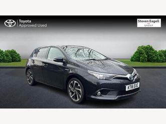 toyota auris design hatchback's 1.8 vvt-h design cvt euro 6 (start/stop) 5dr (safety sense)