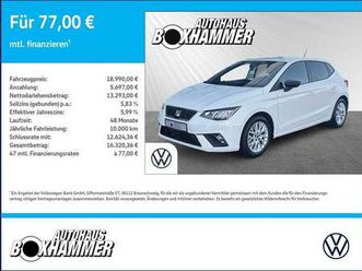 seat ibiza 1,0 tsi fr navi+shz+klima