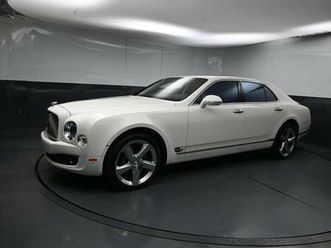used 2016 bentley mulsanne speed