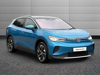 volkswagen id.4 - 210kw match pro 77kwh 5dr auto + bi colour style pack silver