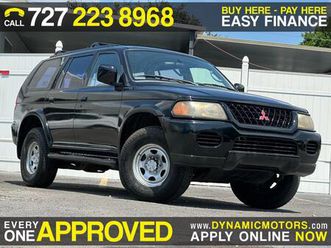 used 2001 mitsubishi montero sport es