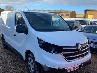2023 renault trafic sl30 blue dci 130 advance van damaged repairable salvage panel van diesel manual