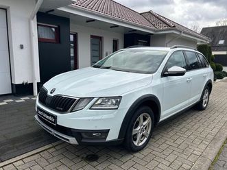 skoda octavia combi scout 4x4 led acc standheizung ahk