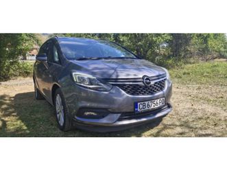 opel zafira 1.6 cng / turbo / euro 6 / 96000km.