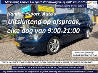 mitsubishi lancer station wagon - 1.6 sport , export handel, enz