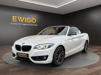 bmw série 2 cabriolet 1.5 218 i 135 lounge bva garantie 6 mois